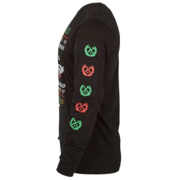 Dixxon HO HO HOLD MY BEER Men's Long Sleeve T-Shirt S - Picture 2 of 11